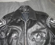 Vintage Fidelity Leather Police Jacket X-Large