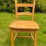 High back timber chairs solid wood heavy Image 2