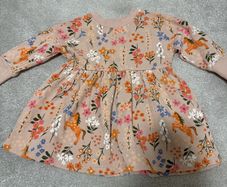 Next baby girl autumn dress size 9-12 m
