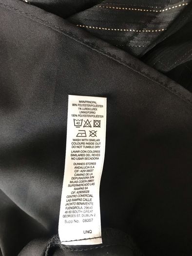 Black lurex dress size 10 New