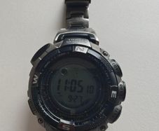 Casio Pro Trek PRG 130T 7V Titanium  Tough Solar Triple Sensor Japan H
