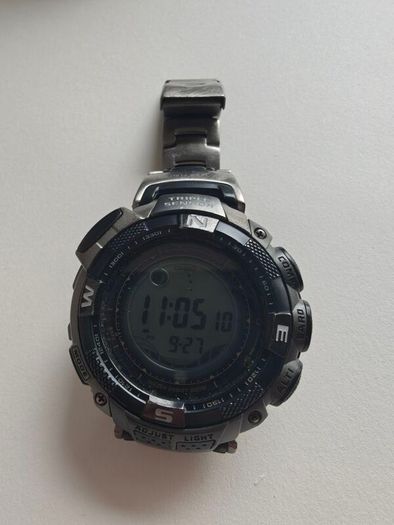 Casio Pro Trek PRG 130T 7V Titanium  Tough Solar Triple Sensor Japan H