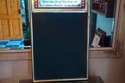 Vintage Budweiser mirror top menu board/blackboard