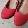 Gorgeous red suede high heels - UK 4 Image 5