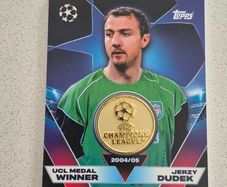 Match Attax 25/26 Jerzy Dudek UCL Medal Winner Relic Card