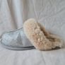 ugg scuffette slippers Size 3 eu 36 silver in excellent condition Image 6