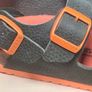 Birkenstock Milano Kids Sandals Desert Soil Green And Orange Size Uk 8.5 Eu 26 Brand New Boxed Image 4