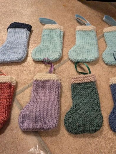 hand knitted decoration