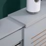 Grey Painted Radiator Cover Wall Cabinet Wood MDF Traditional Modern Adjustable (FREE POSTAGE) Image 6