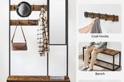 New Large Coat Rack + Mirror - FREE P&amp;P
