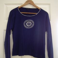 blue with decorative front