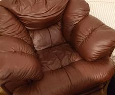 leather armchair