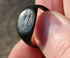 13th Century AD Medieval Bronze Ring