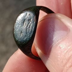 13th Century AD Medieval Bronze Ring