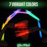 100 Glow Sticks Bulk Party Supplies Glow in The Dark Fun Party Pack with 8" Glowsticks and Connectors for Bracelets and Necklaces for Kids and Adults (FREE POSTAGE) Image 4