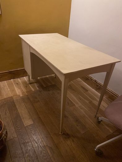 Beautiful Midcentury white desk