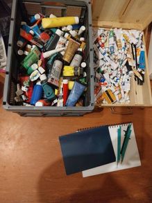 Acrylic Paints & Easel Box