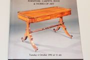 Vintage Phillips London auction sales room catalog 6th October  1992
