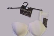 White strapless bra new