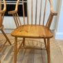 Vintage Chairs x 2 - Windsor-style - Carver Armchairs Image 2
