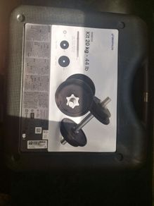 Dumbbell set brand name Domyos
