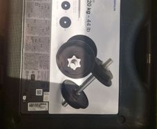 Dumbbell set brand name Domyos