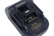 DM18M Battery Convertor Adapter for Milwaukee 18V for Dewalt 20V Battery Convert to for Makita 18V BL1830 BL1850 Batteries