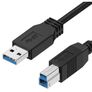 USB 3.0 SuperSpeed (AM/BM) AWM Style 20276 A-Male to USB B-Male Computer Cable 1.8m New Image 2