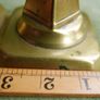Antique Victorian Candlesticks, Two Vintage Brass Candlesticks , Table or Mantle Decor, Vintage Brass candlesticks Image 8