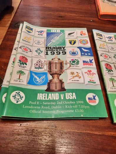 1999 Rugby World Cup programmes bundle (8)