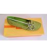 Solada Moda Green Suede Shoes EU36 UK3 Crystal Buckle Low Heel New Boxed  CAN POST Image 10