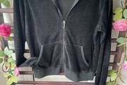 hoodie juicy couture X-Large black velour