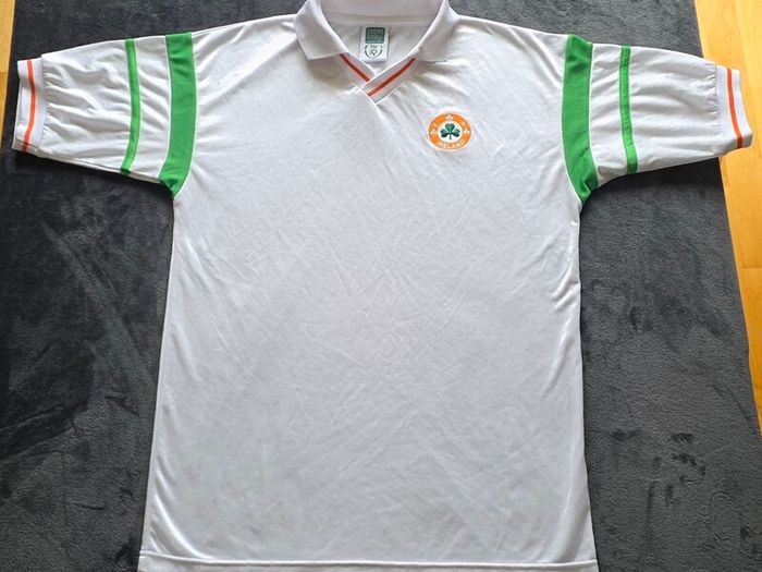 Ireland 1988 1989 Away Soccer Jersey Mens Large