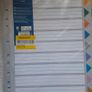 Tesco A4 Extra Wide Subject Dividers 10 part Image 2