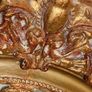 1890s victorian era gilt plate mirror with salamander Image 8
