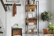 New 2 Piece - Industrial Bookcase + Bench - FREE P&amp;P