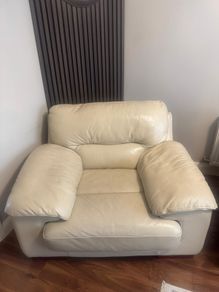 Leather armchair