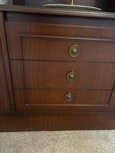 Mahogany display cabinet