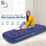 NEW SALE | Cube Single Airbed, Air Bed with Pump | Single Air Bed, Air Mattress, Inflatable Mattress, Single Blow Up Mattress, Camping Mattress, Blow Up Bed, Airbed, Air Bed Single Adult & Kids, AC Pump Image 3