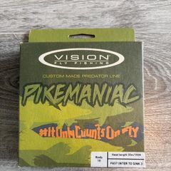 Vision Fly Line Pikemaniac  WF10 Fast Intermediate to Sink3, Used once