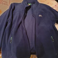 small blue trespass fleece mens sweater shirt
