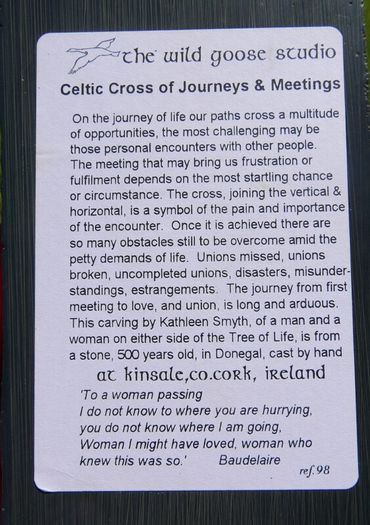 Celtic Cross Of Journeys & Meetings