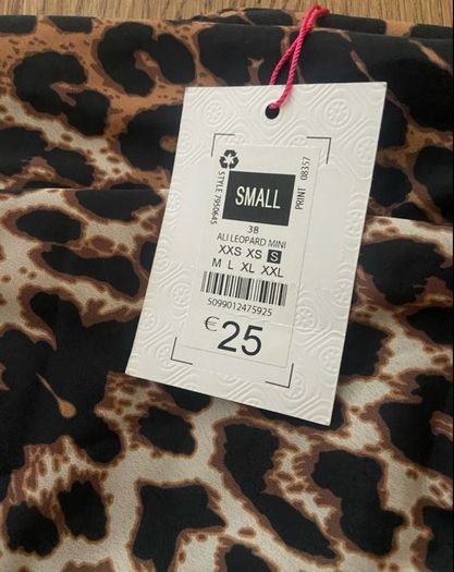 Brand New Savida Leopard Print Skirt Size Small