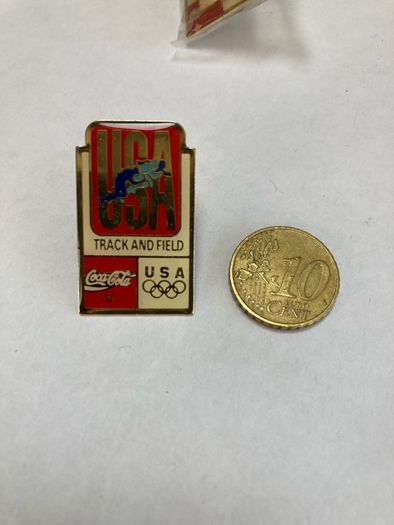 Coca Cola USA Track and Field Olympic pin