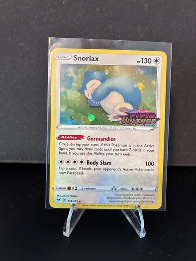 pokemon card snorlax promo