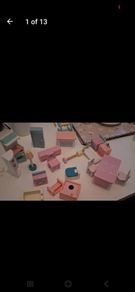 wooden doll house bits