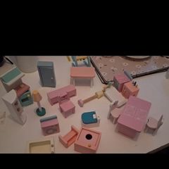 wooden doll house bits