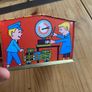 Vintage Beauty Saving Bank Post Office Tin Piggy Image 5