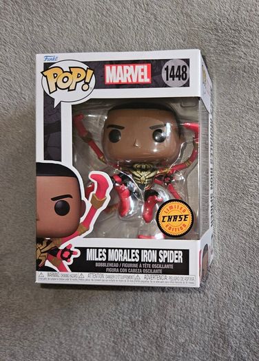 Funko POP! Vinyl: MARVEL - Miles Morales Iron Spider CHASE!