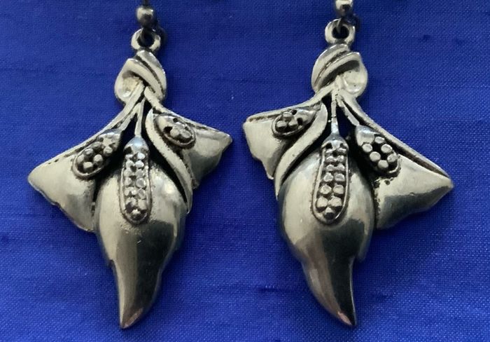 Vintage Art Noveau Style Earrings